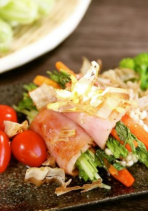 栄養満点！水菜のベーコン巻き【食遺産】-レシピのメイン写真