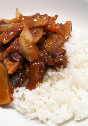 カレー的な具材で作るハッシュドビーフ-レシピのメイン写真