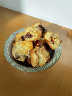 強力粉&薄力粉で!チョコバナナスコーン-レシピのメイン写真