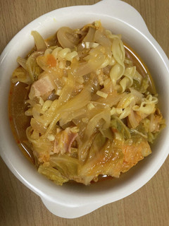 春キャベツと鶏肉のトマトスープ-レシピのメイン写真