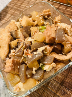 大根こんにゃくの甘辛煮♡-レシピのメイン写真