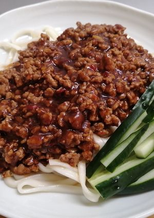 炸醤うどん（ジャージャーうどん）-レシピのメイン写真