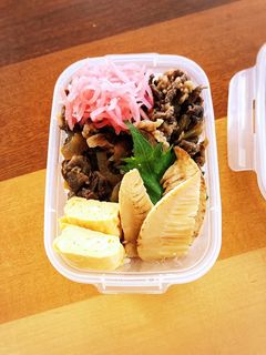 牛丼お弁当-レシピのメイン写真