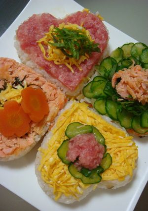 おもてなし!ちらし寿司deﾊｰﾄｹｰｷ♪-レシピのメイン写真