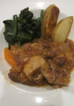 鶏とうずら豆のトマト煮-レシピのメイン写真