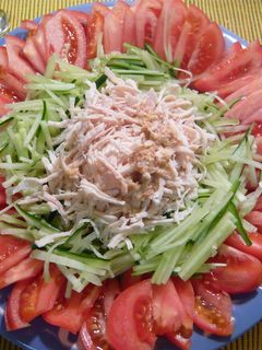 蒸し鶏のバンバンジー-レシピのメイン写真