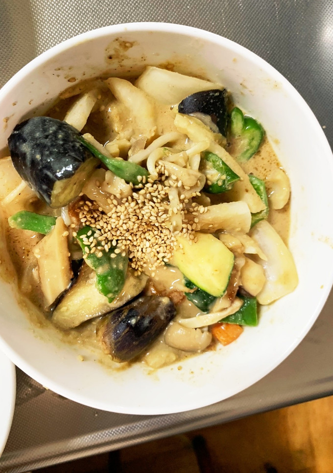 肉無チクワ簡単きな粉南蛮ソース味野菜炒め-レシピのメイン写真