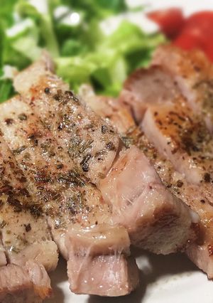 トンカツ用豚ロースを低温調理で-レシピのメイン写真