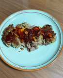 糖質オフな細切れ肉でカツレツ