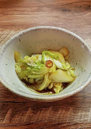 白菜の漬け物炒め-レシピのメイン写真