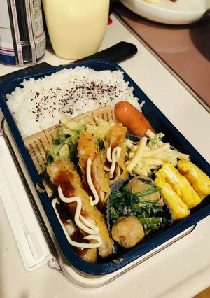 息子に褒められた弁当〜甘い玉子焼き〜-レシピのメイン写真