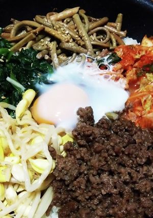 お家で簡単!焼きビビンバ-レシピのメイン写真