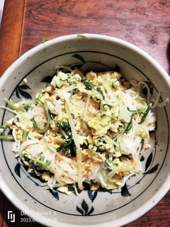 ふんわり卵と水菜で煮麺-レシピのメイン写真