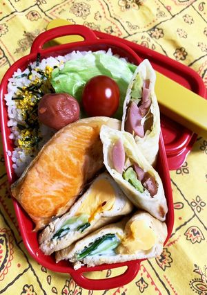 4/22よっちゃん鮭弁当-レシピのメイン写真