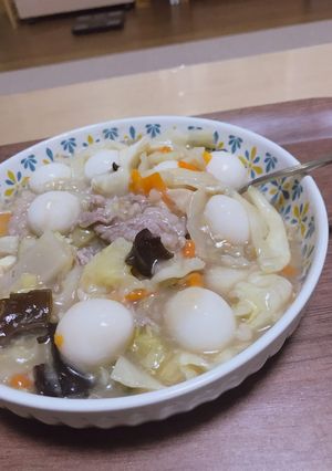 簡単俺の飯　牛肉あんかけ-レシピのメイン写真