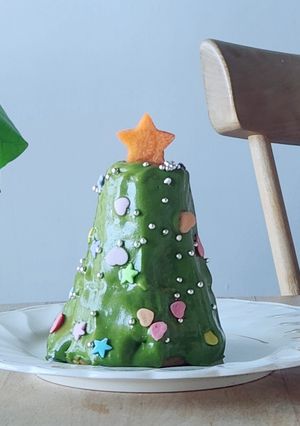 子どもと作る簡単Xmasツリー☆米粉豆乳-レシピのメイン写真