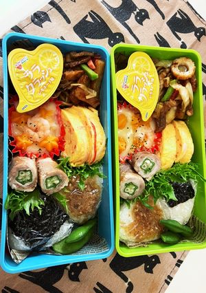 娘＆お友達弁当 ピクニック用-レシピのメイン写真