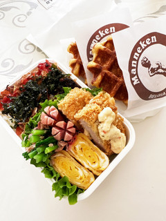 塾弁(昼食夕方軽食)2023.04.22-レシピのメイン写真