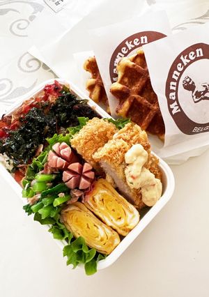 塾弁（昼食夕方軽食）2023.04.22-レシピのメイン写真
