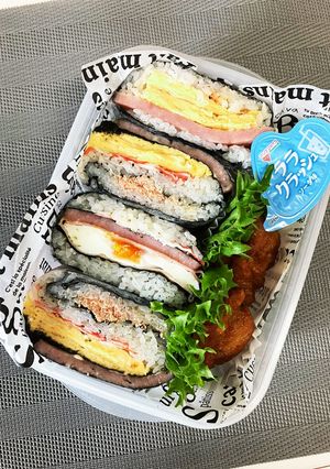 高1野球部息子おにぎらず弁当1-レシピのメイン写真