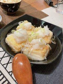 フライパンで作った揚げ出し豆腐-レシピのメイン写真