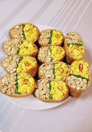 蓮根ご飯のヘルシーお稲荷さん-レシピのメイン写真