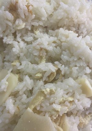 ガス釜で20人分竹の子ご飯-レシピのメイン写真