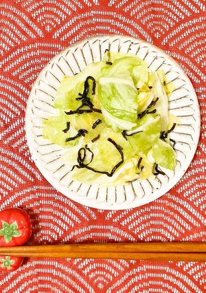 春キャベツの塩昆布和え-レシピのメイン写真