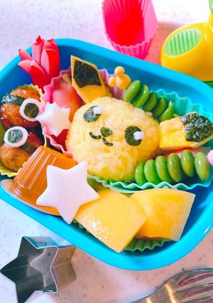 かんたんキャラ弁♪ピカチュウ-レシピのメイン写真