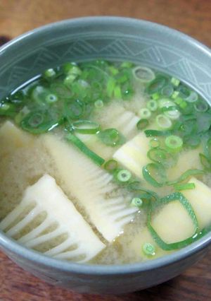たけのこの味噌汁-レシピのメイン写真