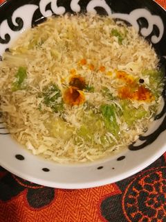 食べるレタス卵スープ-レシピのメイン写真