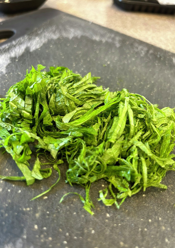 超簡単　大葉の千切り-レシピのメイン写真