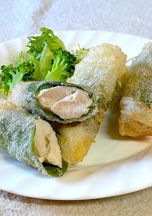 ササミとチーズのライスペーパー揚げ-レシピのメイン写真