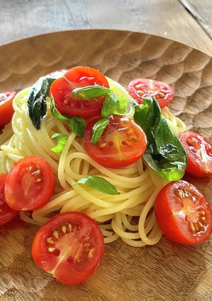 フレッシュでさわやかなミニトマトパスタ-レシピのメイン写真