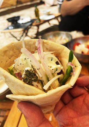 ギロピタ風キャンプめし-レシピのメイン写真