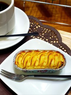 焼き芋で絞りだしスイートポテト♪-レシピのメイン写真