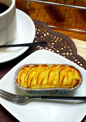 焼き芋で絞りだしスイートポテト♪-レシピのメイン写真