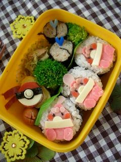 ピンプク巻き寿司 キャラ弁に♪-レシピのメイン写真
