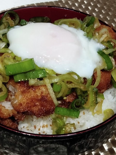 ネギ玉カツ丼【かつや再現】-レシピのメイン写真