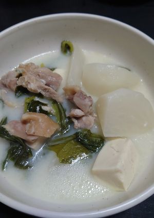 かぶと鶏肉のスープ-レシピのメイン写真