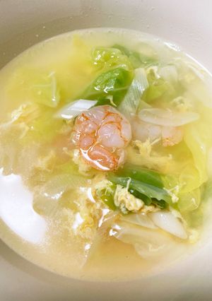 エビとキャベツの中華スープ-レシピのメイン写真