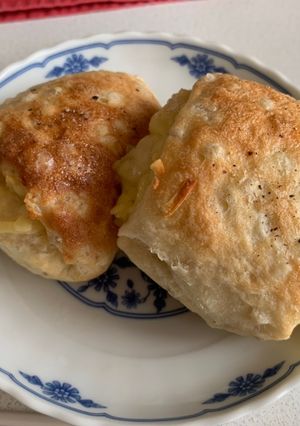 フライパンでカリカリもち麦パン-レシピのメイン写真