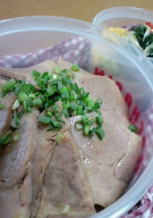おいしいよっ♪煮豚のあんかけ-レシピのメイン写真