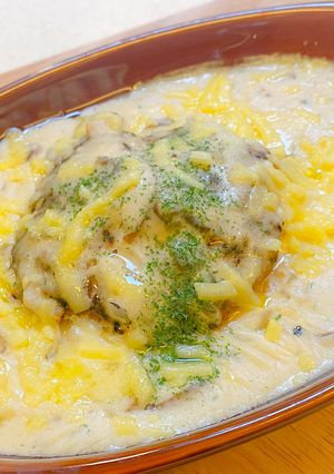簡単おうちで松屋ホワイトソースハンバーグ-レシピのメイン写真