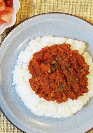 トマト缶を使ったパパのドライカレー！！-レシピのメイン写真