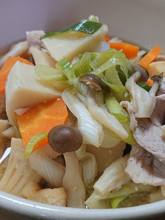 たけのこと豚肉のみそ汁-レシピのメイン写真