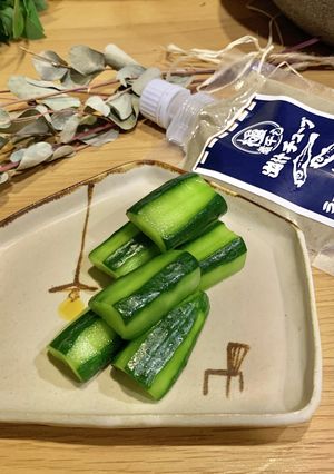パリポリ進む♪きゅうりのにぼ漬け-レシピのメイン写真