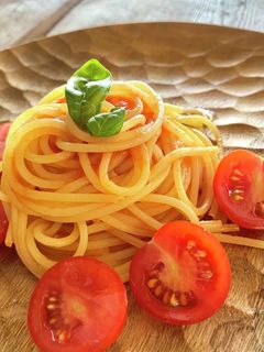 トマトソースがおいしい!ミニトマトパスタ-レシピのメイン写真