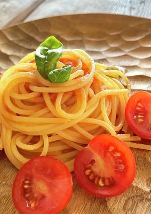 トマトソースがおいしい！ミニトマトパスタ-レシピのメイン写真