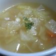 野菜たっぷりコンソメスープ